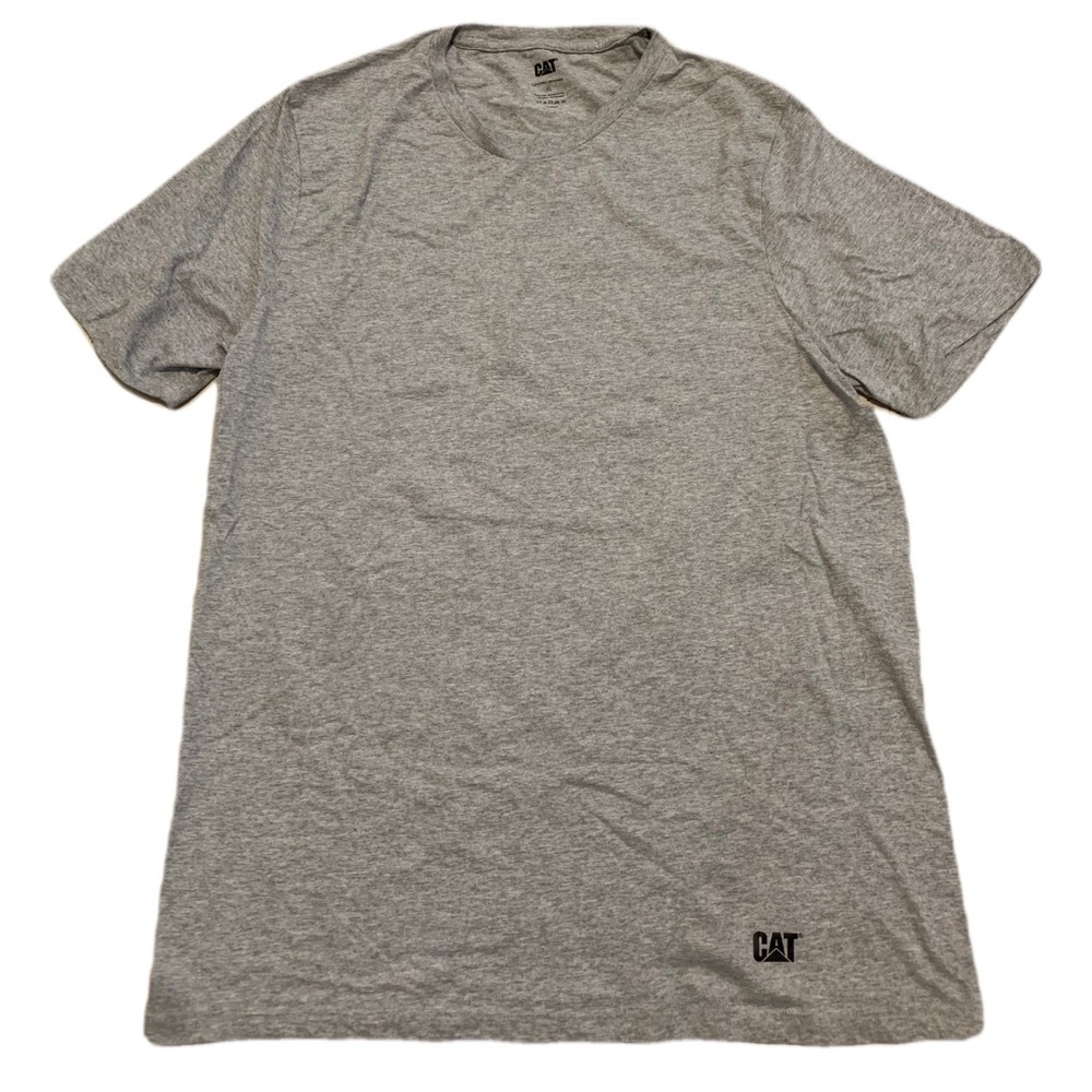 CAT Caterpillar Men's Gray Short Sleeve T-Shirt - Size XL